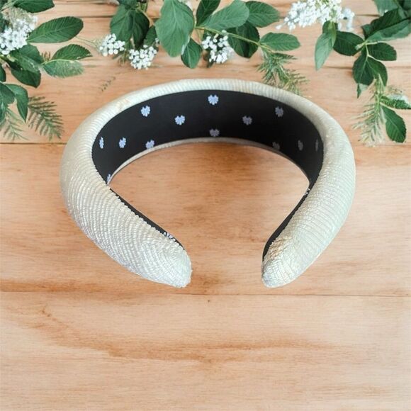 LELE SADOUGHI CORDUROY RIBBED HEADBAND MINT GREEN - Picture 4 of 7